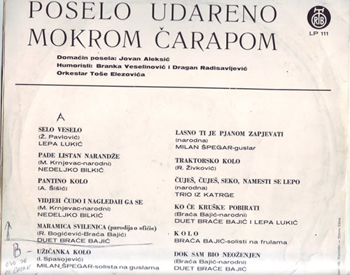 Ploča “Poselo udareno mokrom čarapom”
